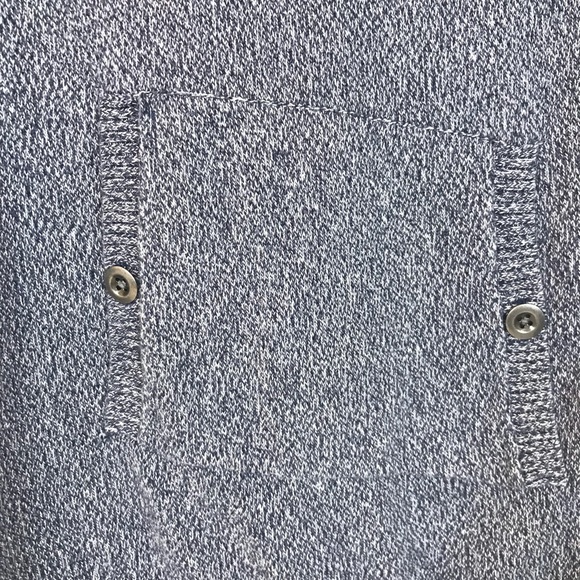 Tommy Hilfiger Blue heathered cowl Sweater Sz med - Picture 2 of 4